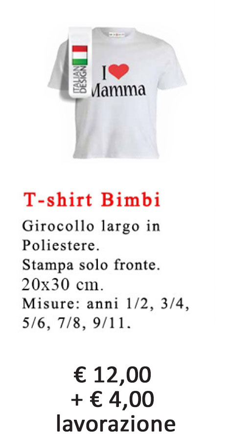t-shirt bimbi
