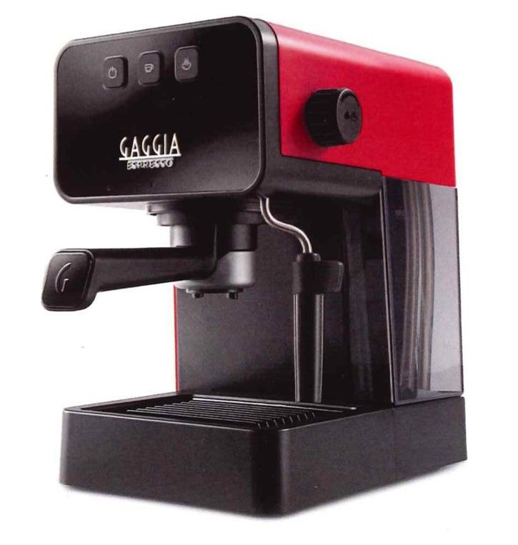 MACCHINA CAFFE GAGGIA STYLE ITALY EG2111/03 CIALDE+MACINATO ROSSA