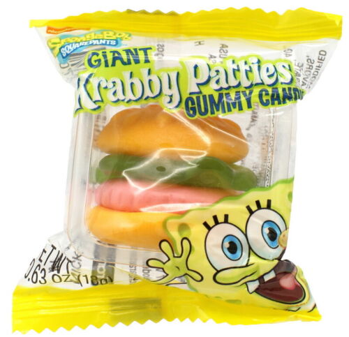 Rif_449 Spongebob Squareppants Gummy Krabby Patties 1pz
