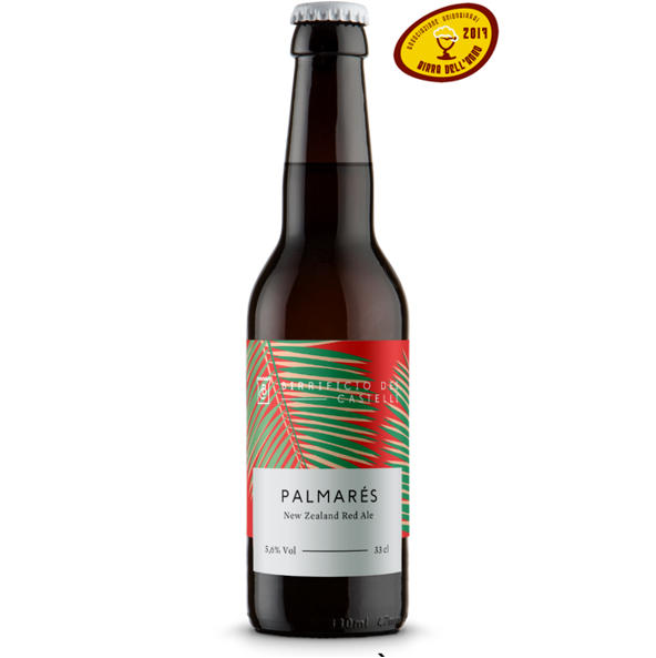 Palmarès è una red ale birra artigianale inglese stile mild bitter. Siamo in Arcevia nella regione Marche. Birra rossa