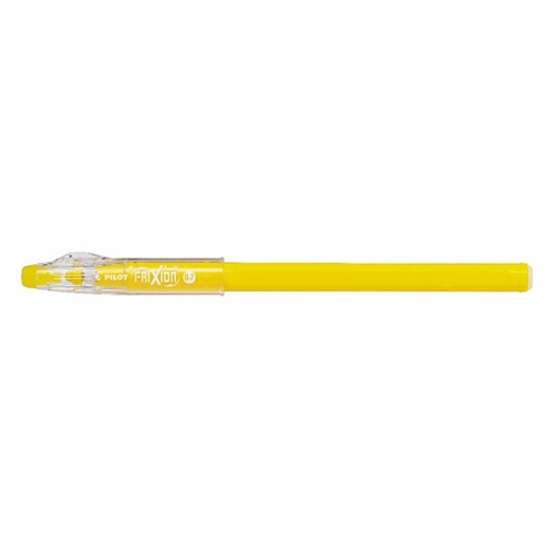 PILOT FRIXION BALL 0.7 PENNA CANCELLABILE USA E GETTA CON CAPPUCCIO GIALLA