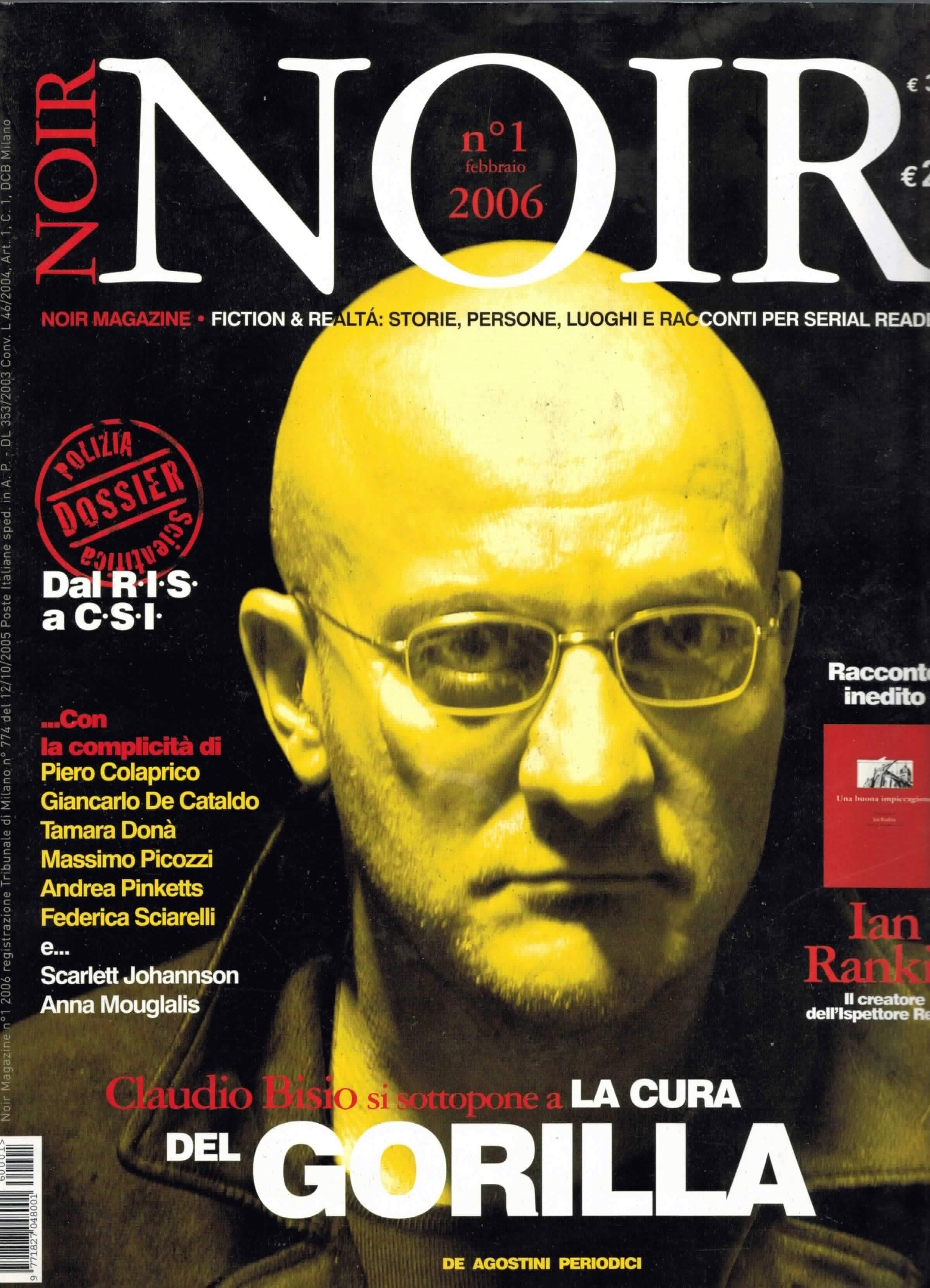 Carlo Bui, direttore dell'UACV, articolo sulla rivista NOIR dal titolo Scritto nel sangue