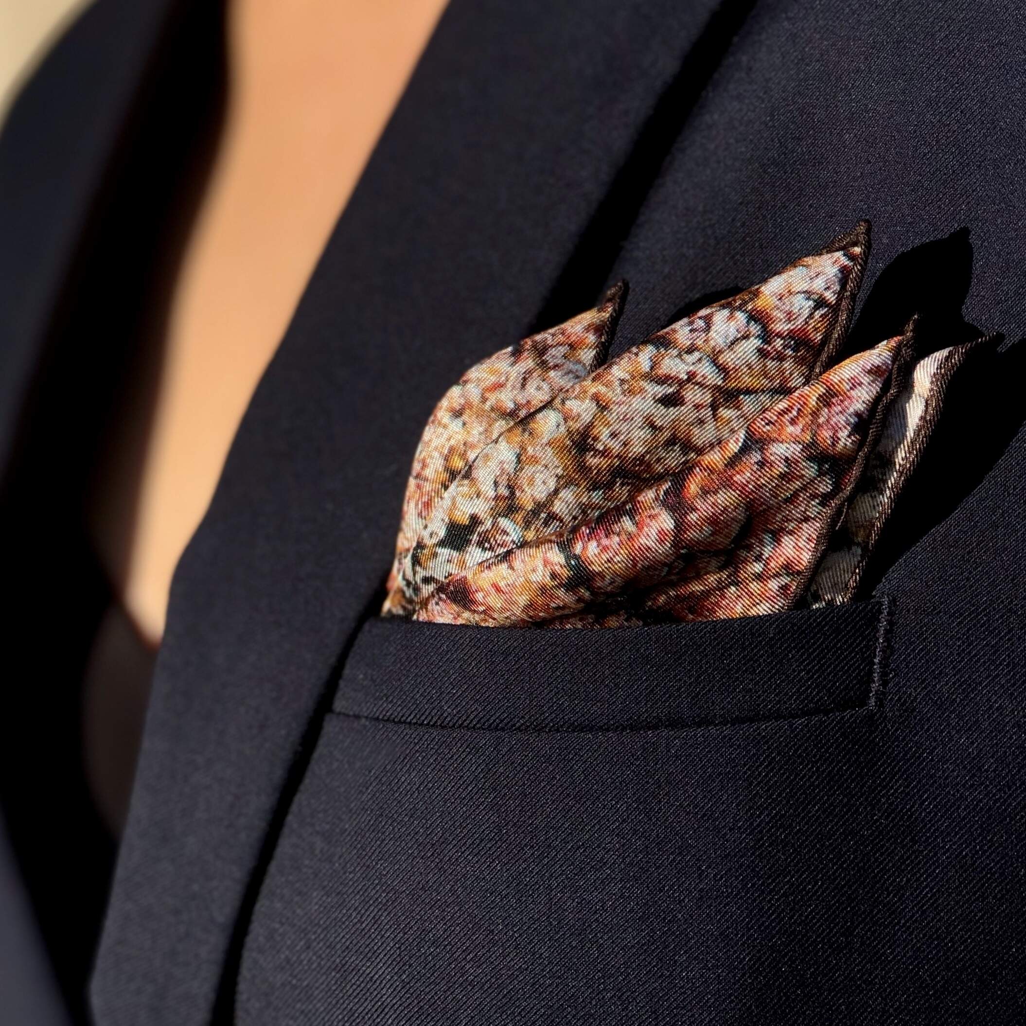 female women emerging living artists you should know, Laura Grinberga limited edition luxury most expensive art pocket square