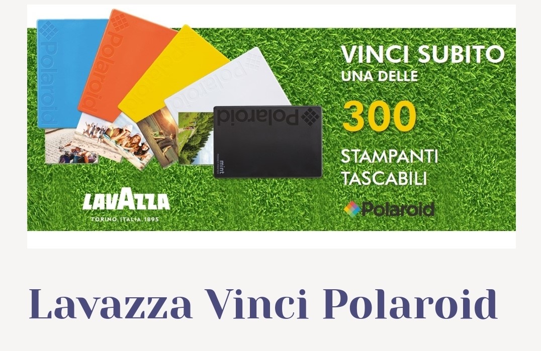Lavazza Vinci Polaroid
