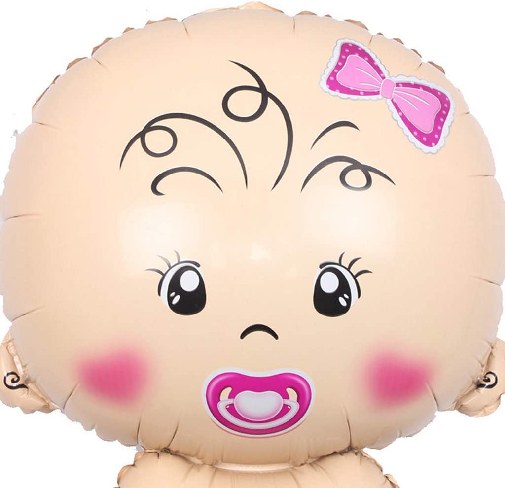 Rif_304 Feelairy 2 Pezzi Baby Ciuccio Palloncino Foil Baby Bambola