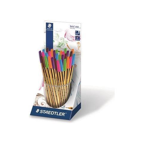 STAEDTLER NORIS STICK 434 M PENNA CON CAPPUCCIO VARI COLORI