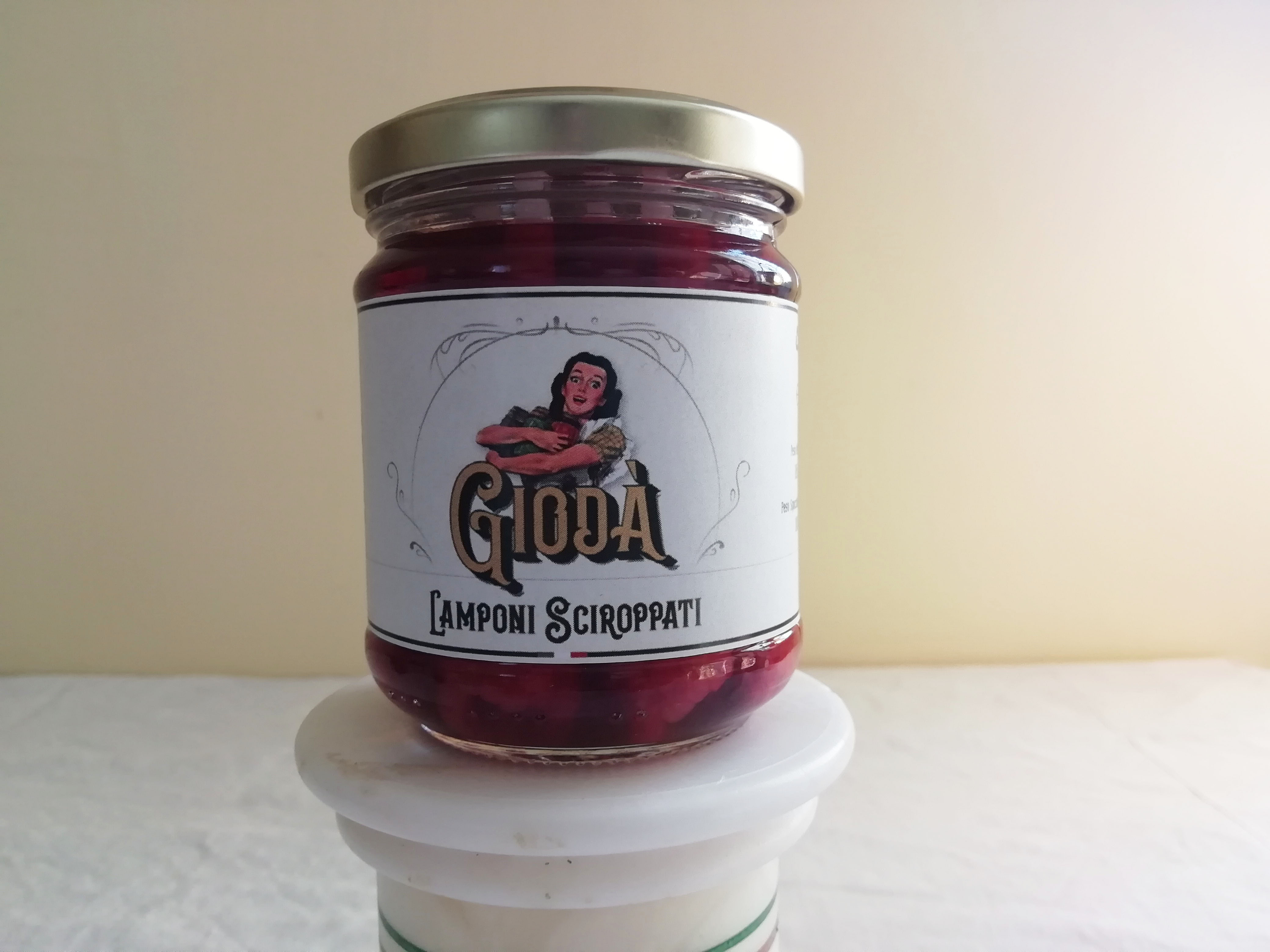 Lamponi sciroppati - Raspberries in syrup
