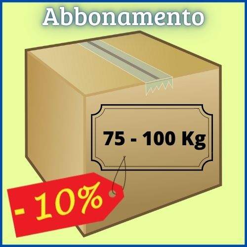 Abbonamento spedizioni italia 75 - 100 Kg (50-100 spedizioni)