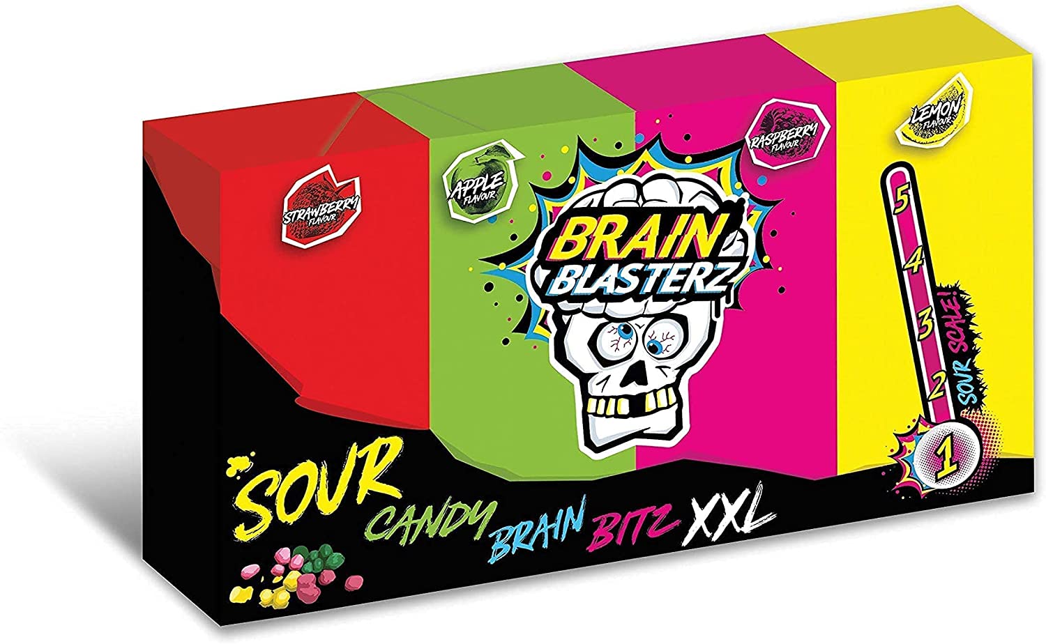 Rif_1092 Brain Blasterz Super Sour Sweets Confezione regalo
