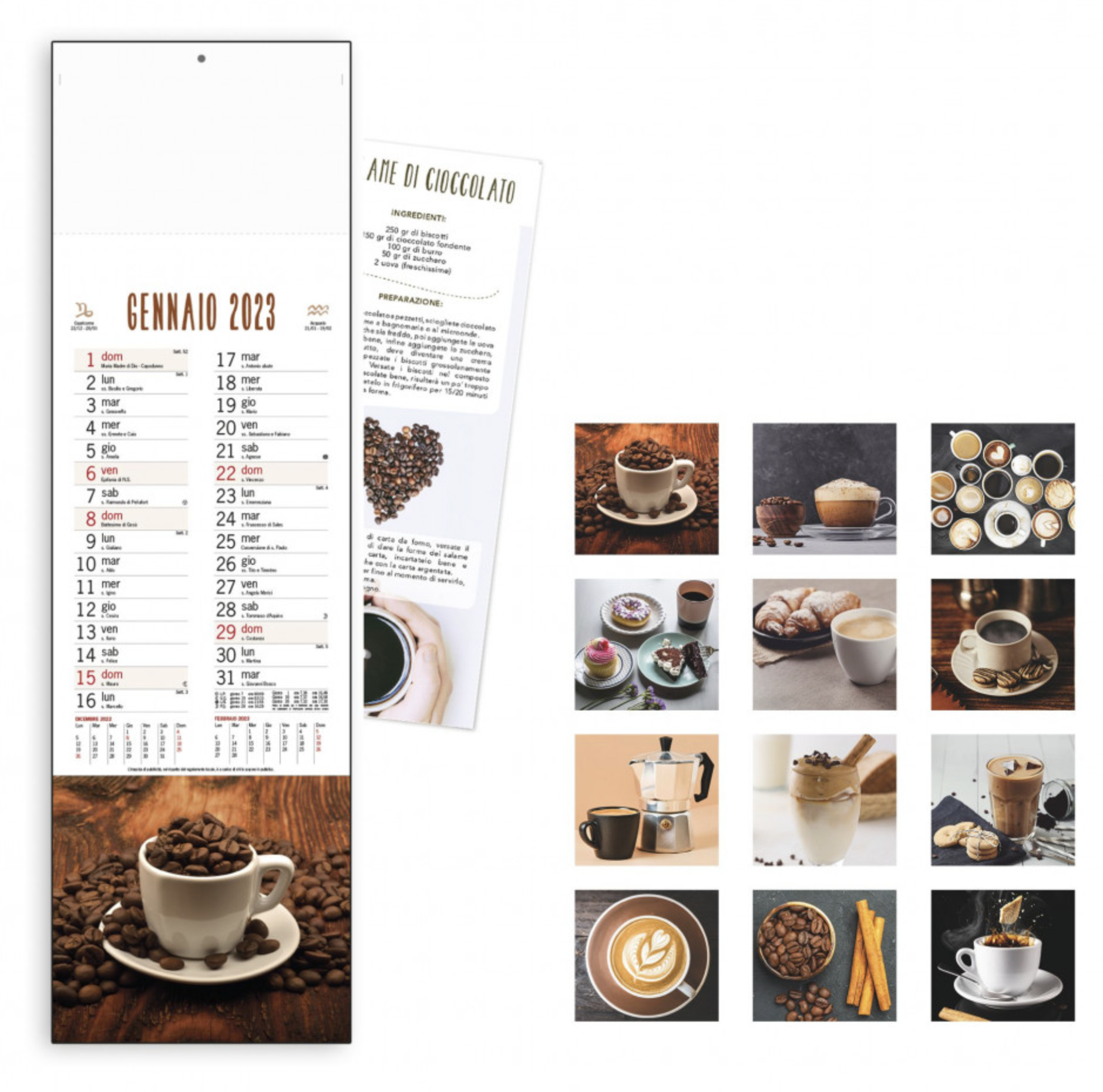 B/08 - Calendario Caffe