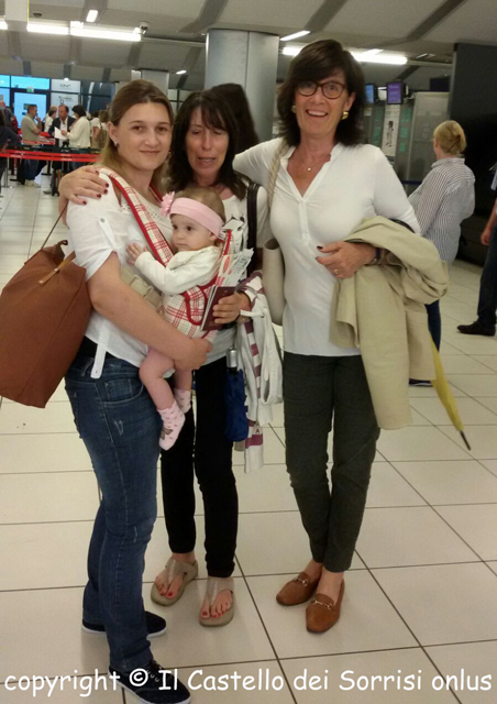con Romana e Mariapaola in aeroporto !!!