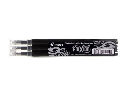 PILOT FRIXION REFILL PER PENNE CANCELLABILI BALL E BALL CLICKER 0.7 NERO