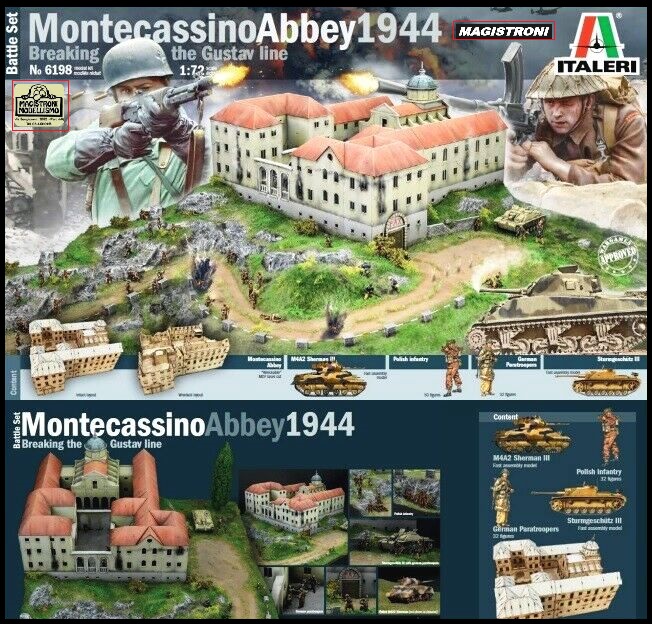MONTECASSINO  ABBEY  1944.Breaking the Gustav Line
