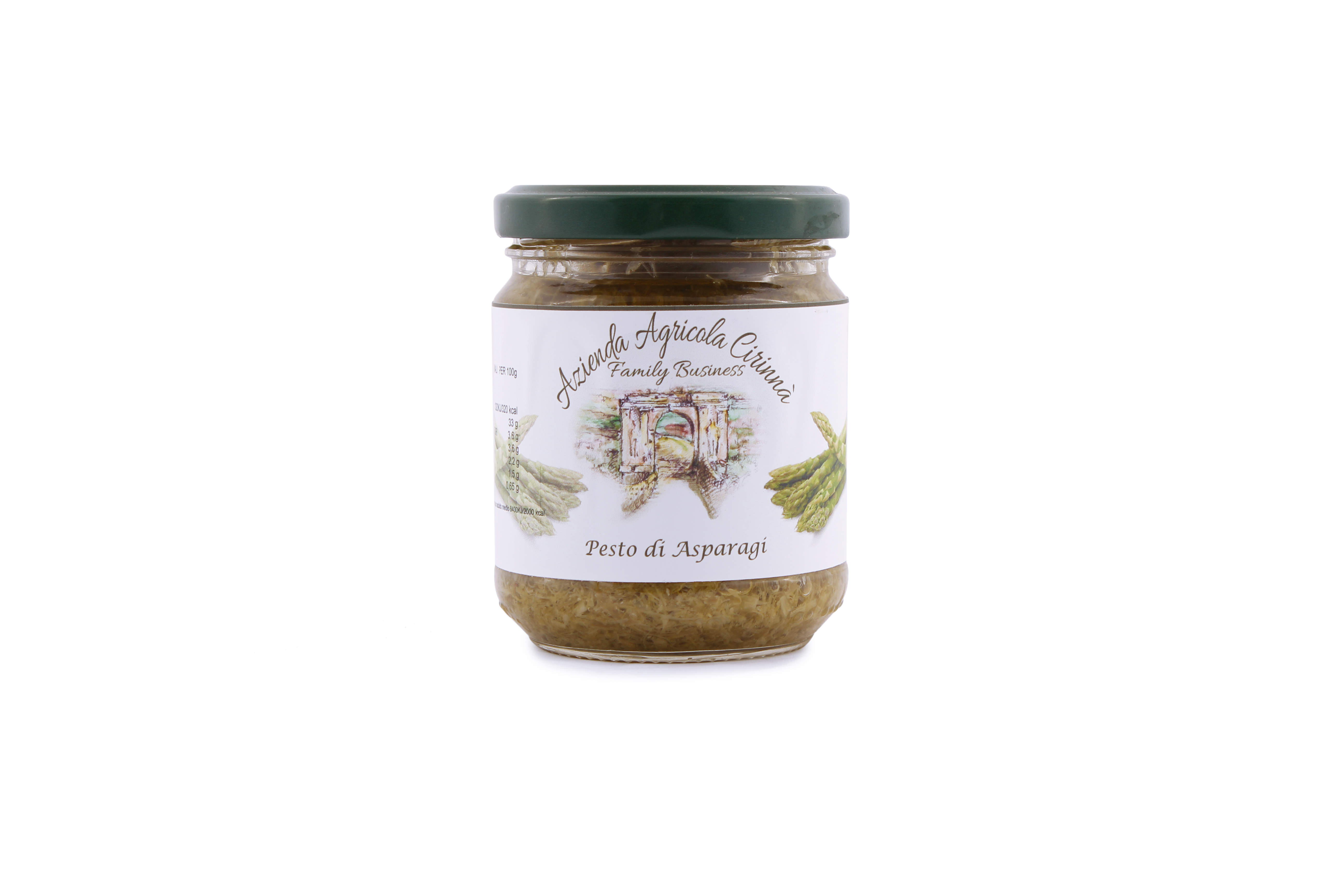 Pesto  di Asparagi dei Monti Iblei  vasetto da 190 gr