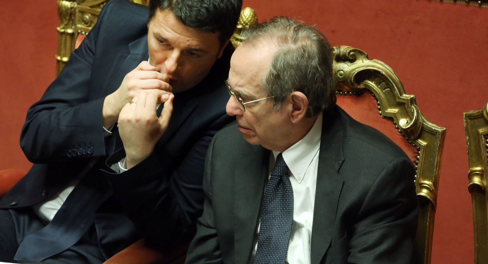 Renzi e Padoan vs Fmi e Bankitalia