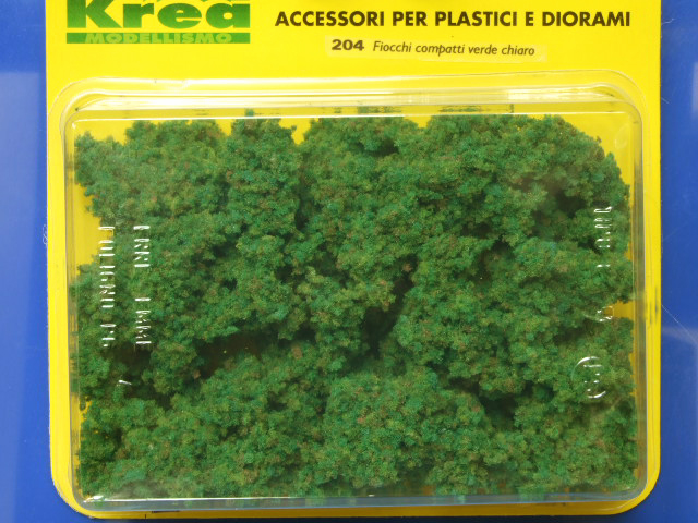 Cespugli verde chiaro per plastico o diorama gr. 45 - 204