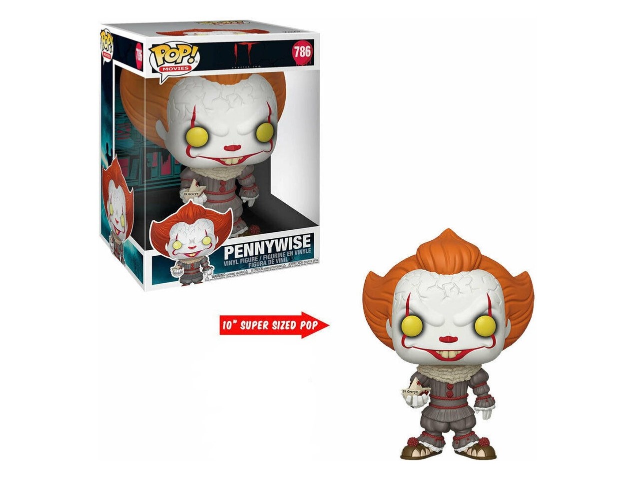 FUNKO POP PENNYWISE #786 10inch IT MOVIES
