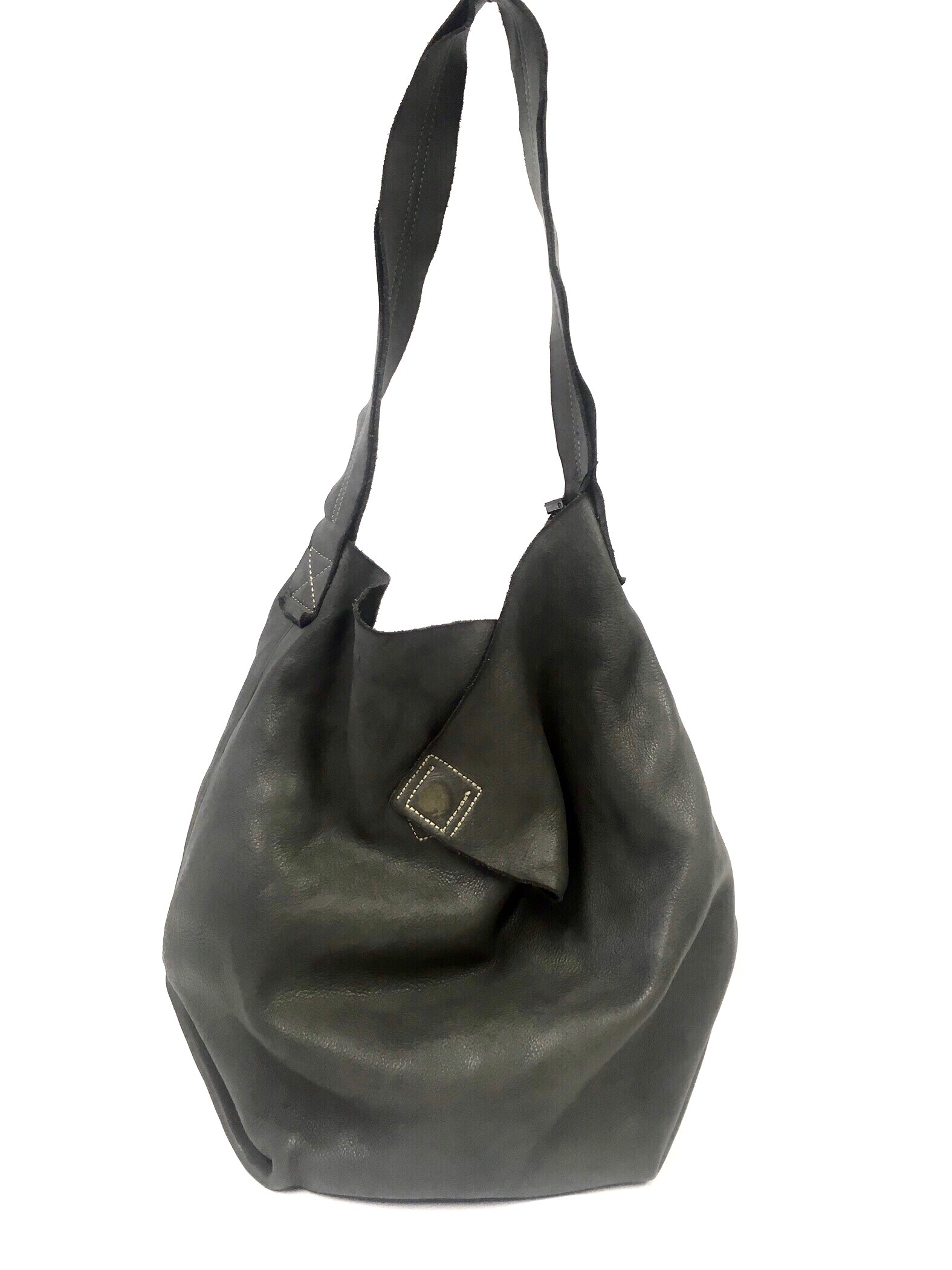 grey hobo bag