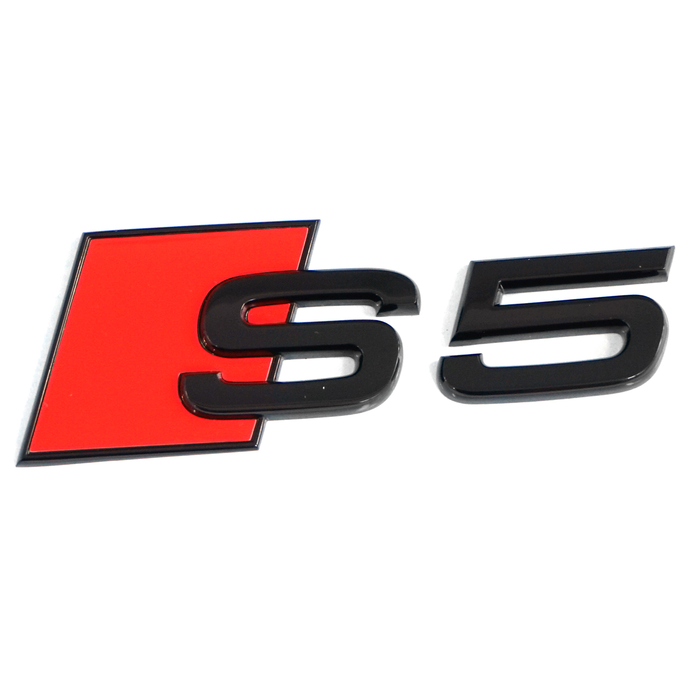 Adesivo emblema posteriore logo S5 black edition originale Audi