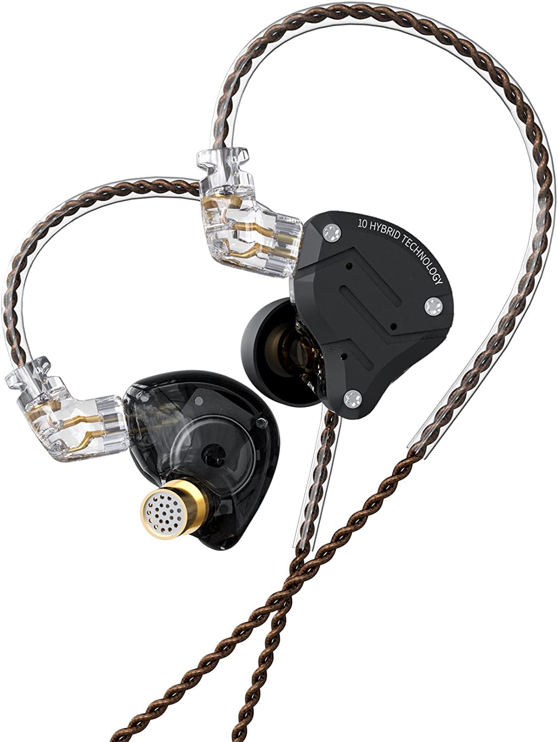 KZ ZS10 Pro in Ear Monitor, Auricolare in-Ear IEM, Stage Monitor per Singer Chitarrista Drummer
