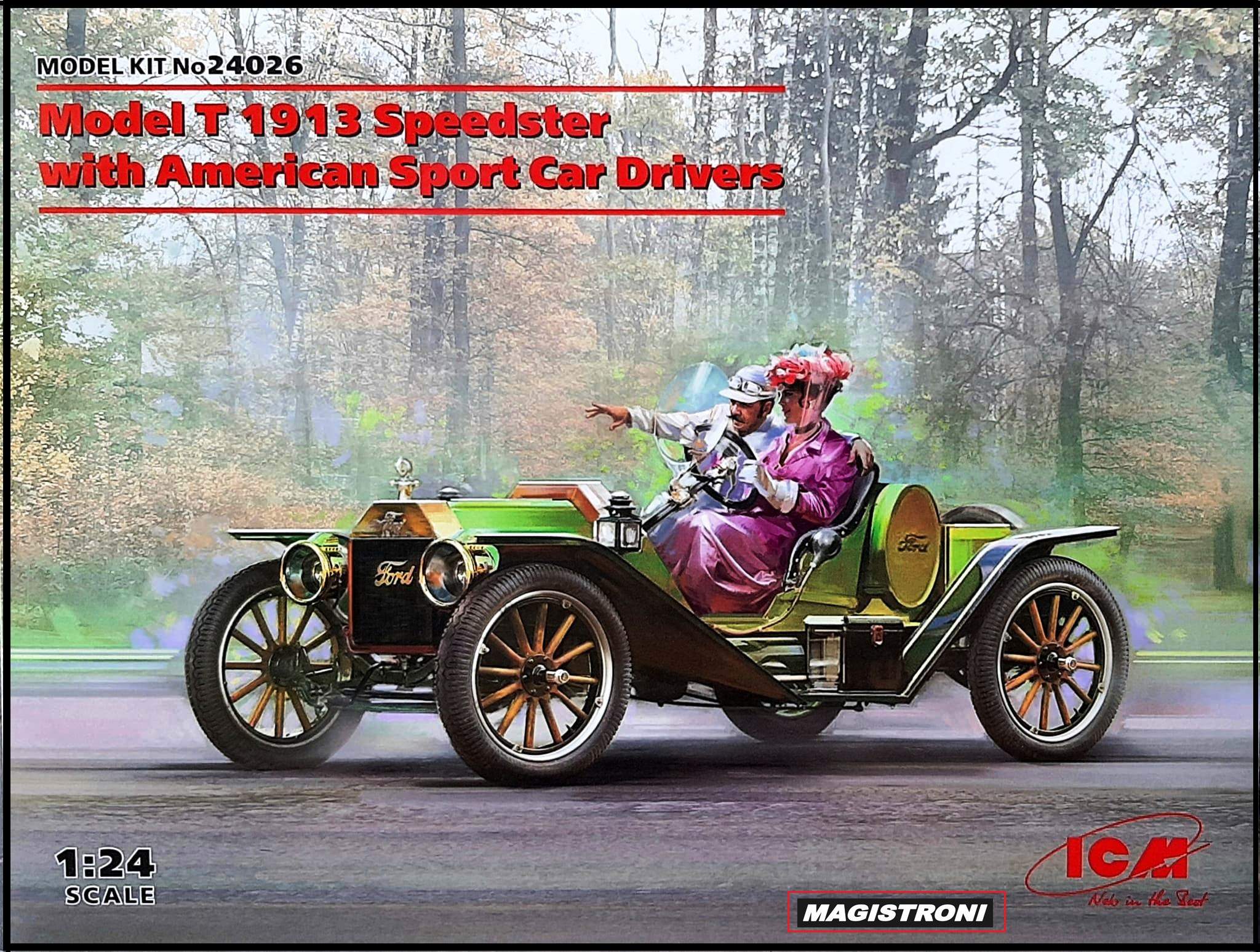 MODEL  T 1913 SPEEDSTER with Sport Car Drivers