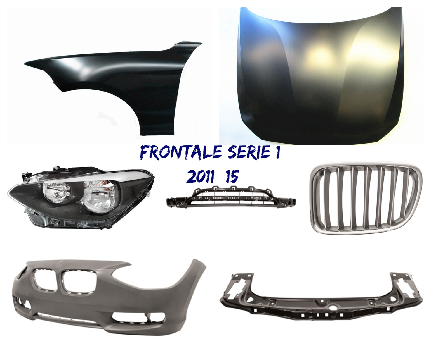 Bmw serie 1 frontale completo