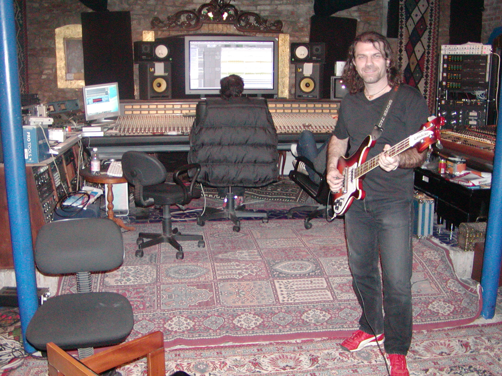 at Umbi Studios Canaro (RO) Recording "Your Eyes Single" 2004
