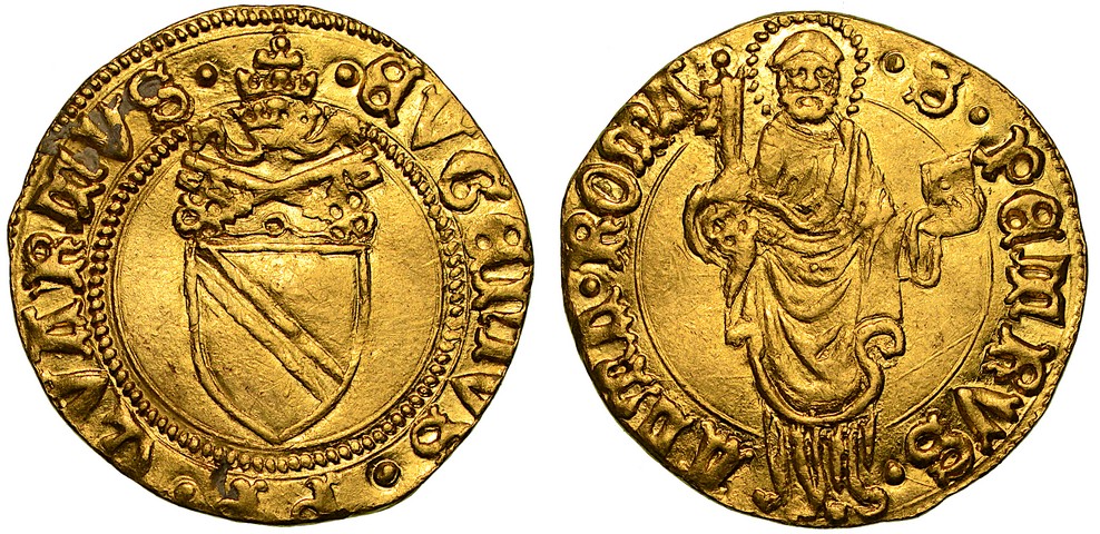 EUGENIO IV (Gabriele Condulmer) 1431–1447. Ducato.  SPL