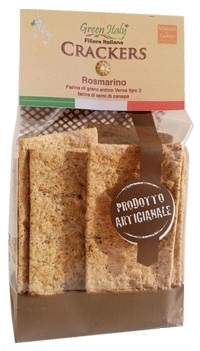 Cracker alla canapa e Rosmarino con grano antico Verna - 70g e 200g
