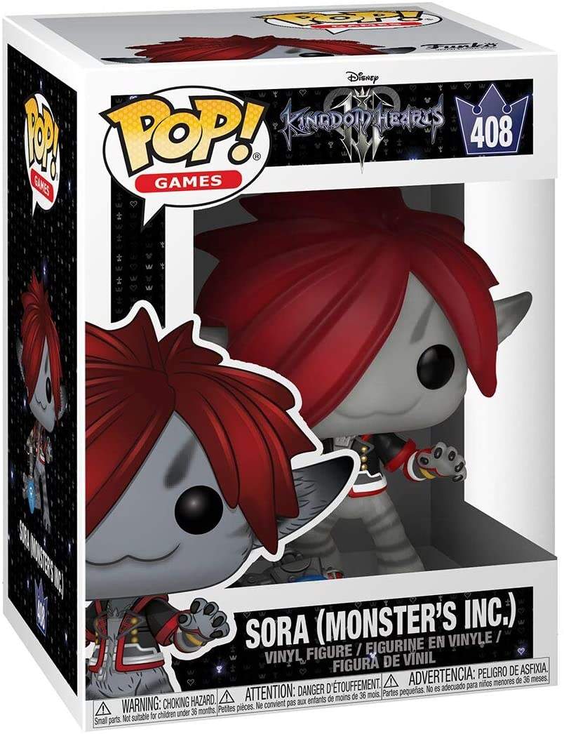 KINGDOM HEARTS 3 - POP FUNKO VINYL FIGURE 408 SORA MONSTER'S INC