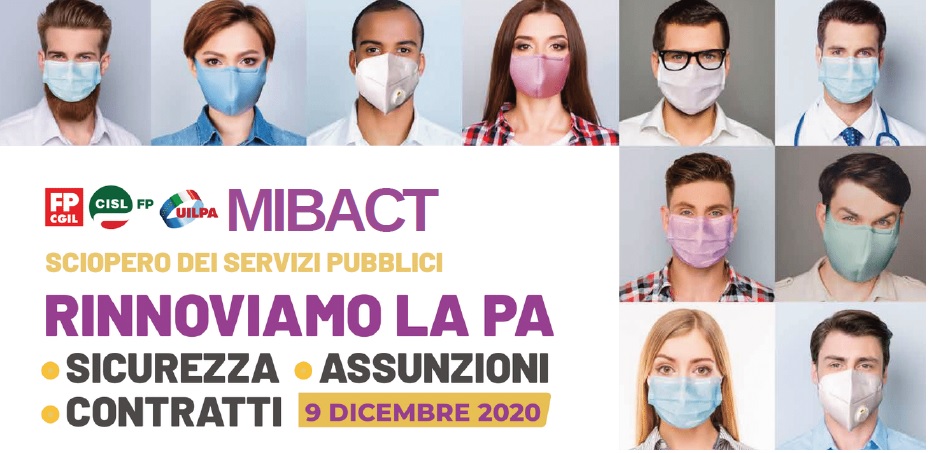 Funzioni Centrali - MIBACT sciopero del 9 dicembre per la cultura... anche a Verona