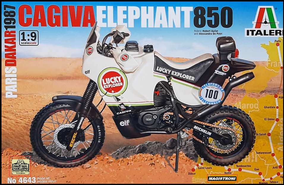 CAGIVA ELEPHANT 850 PARIS DAKAR 1987