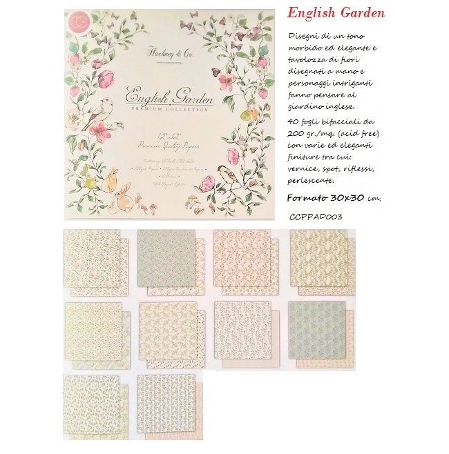 Album per scrapbooking - English Garden 30x30