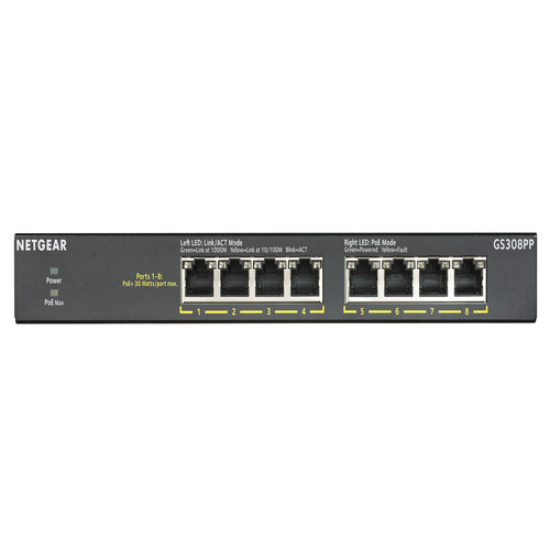 SWITCH 8P POE+ MULTIGIGABIT WITH 10 G COPPER\FIBER