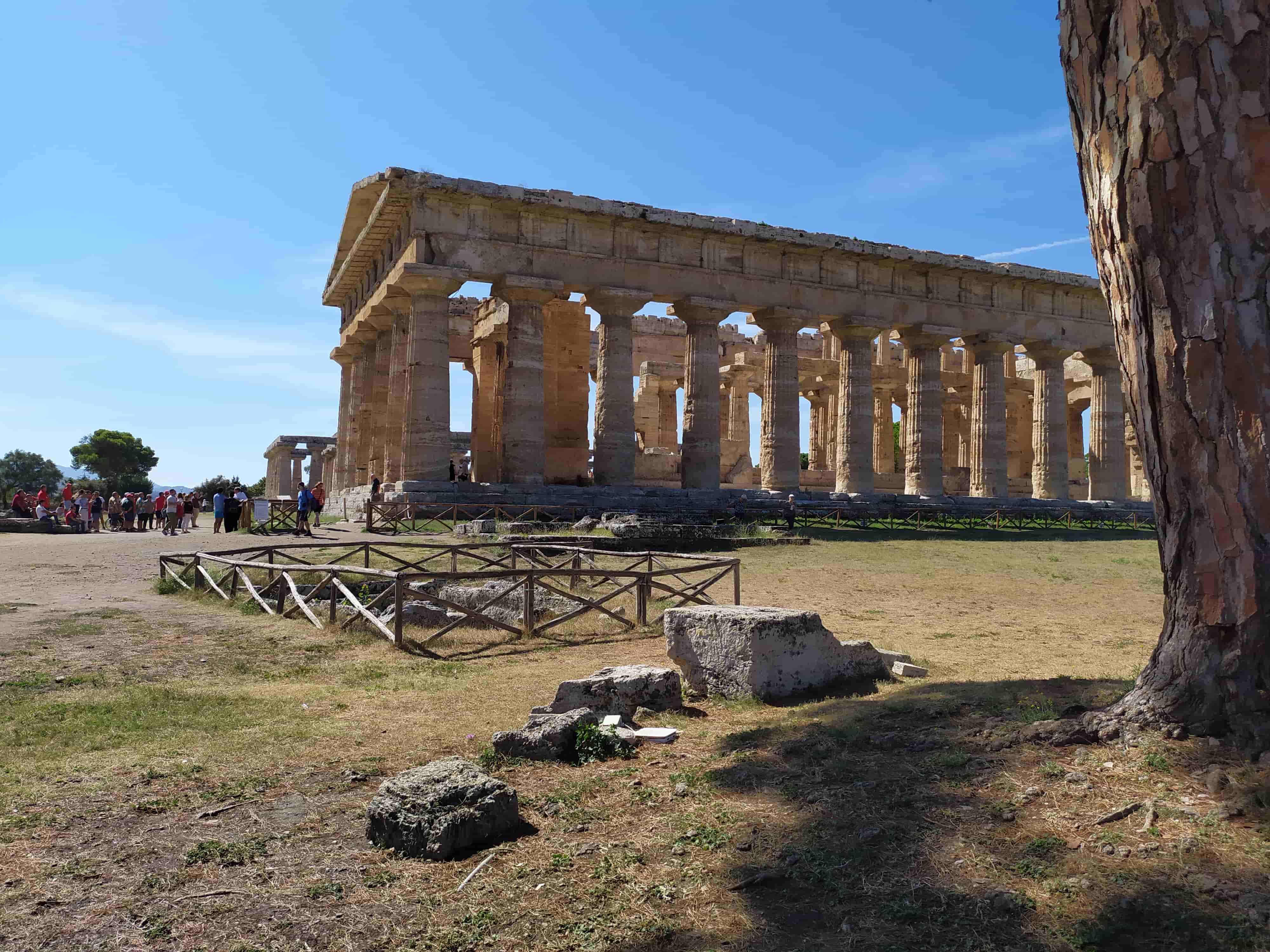 Paestum archaeological park in Cilento