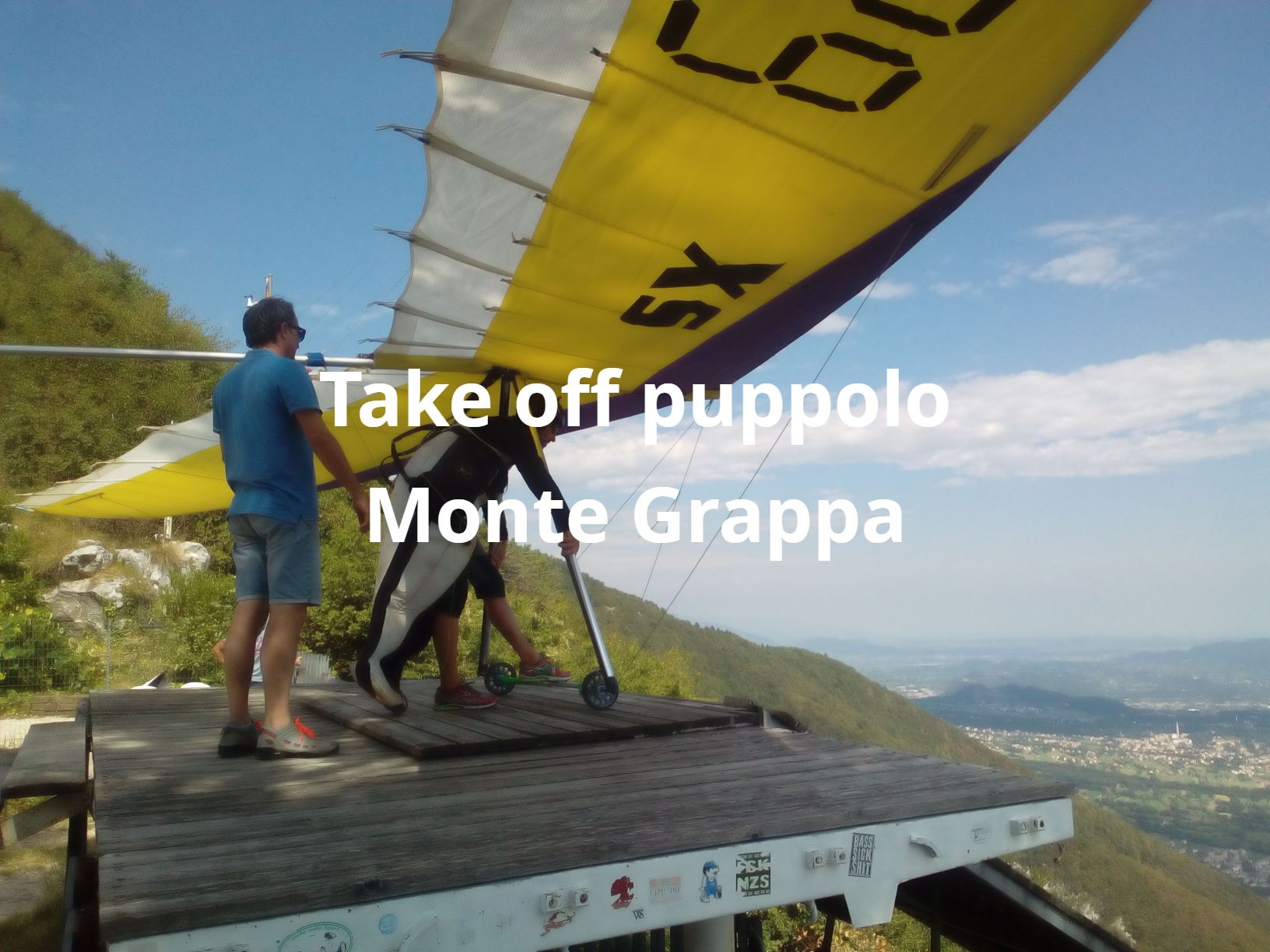 take off puppolo Monte Grappa