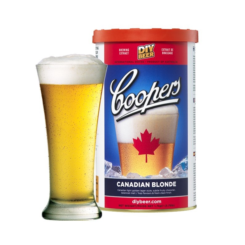 Malto per la birra cooper 'canadian blonde' 1,7 kg