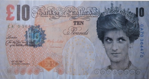 BANKSY - DI-FACED 10 POUND NOTE