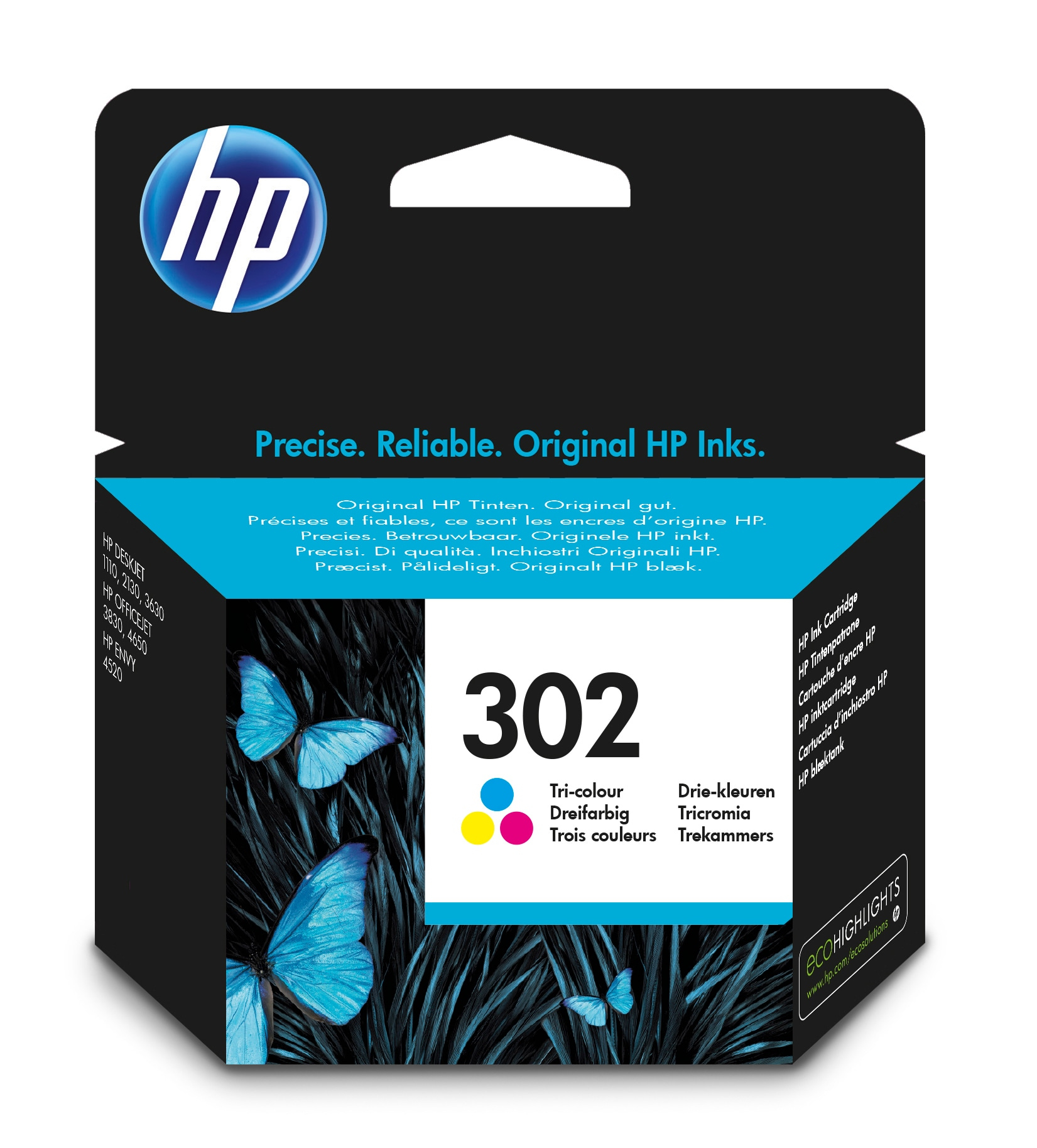 INK HP 302 F6U65AE CMY 4ML