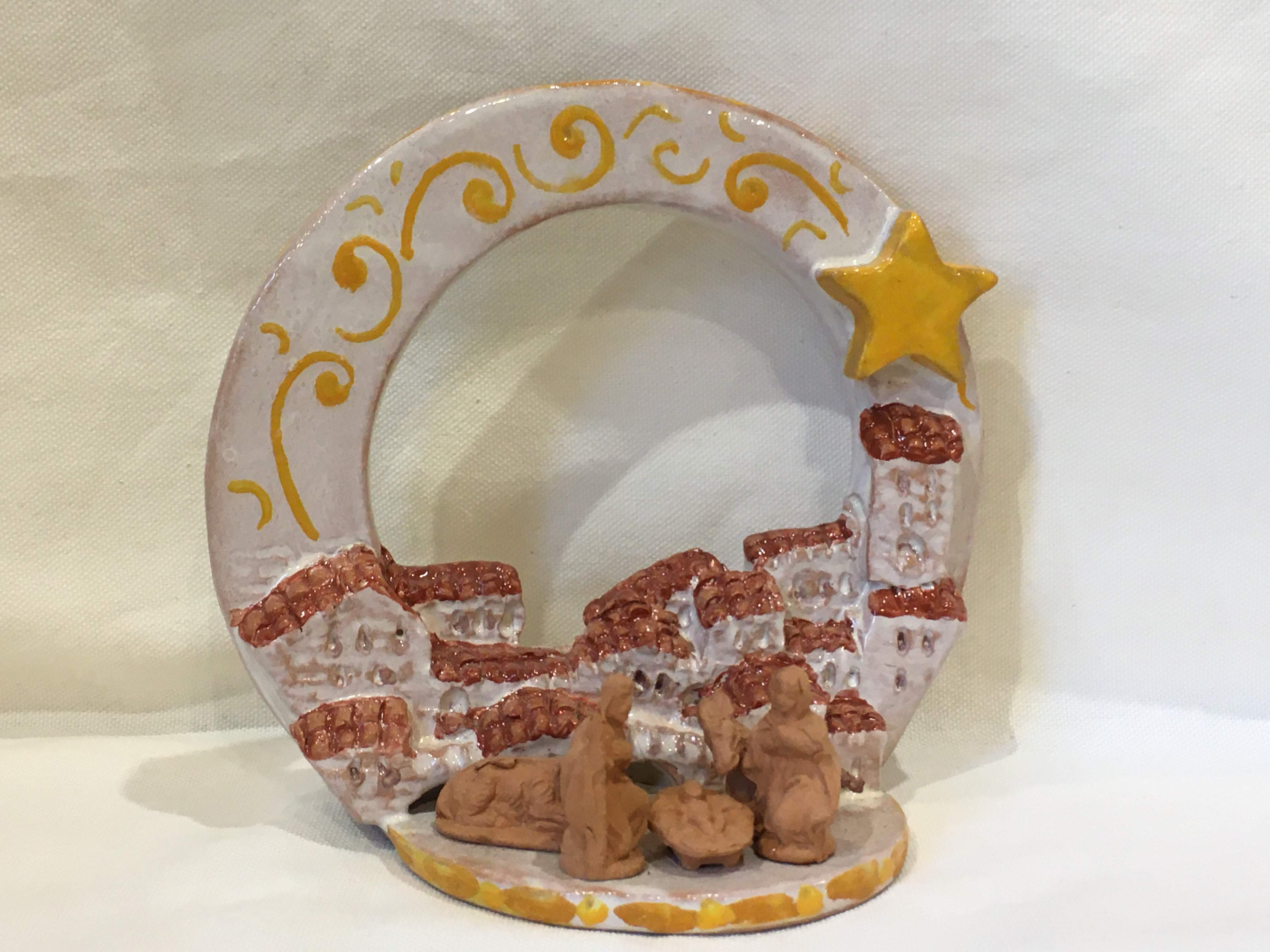 Arch nativity scene