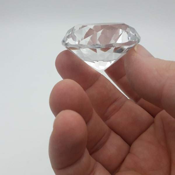 Cristallo a Forma di Diamante trasparente - Ichthys - CTI002