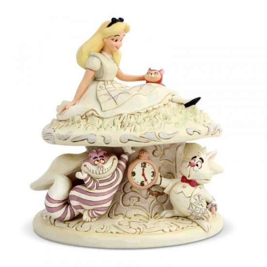 Alice su fungo 18 cm Disney Traditions 6005957