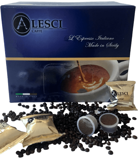 30 Capsule compatibili Lavazza Point Caffè Alesci Oro