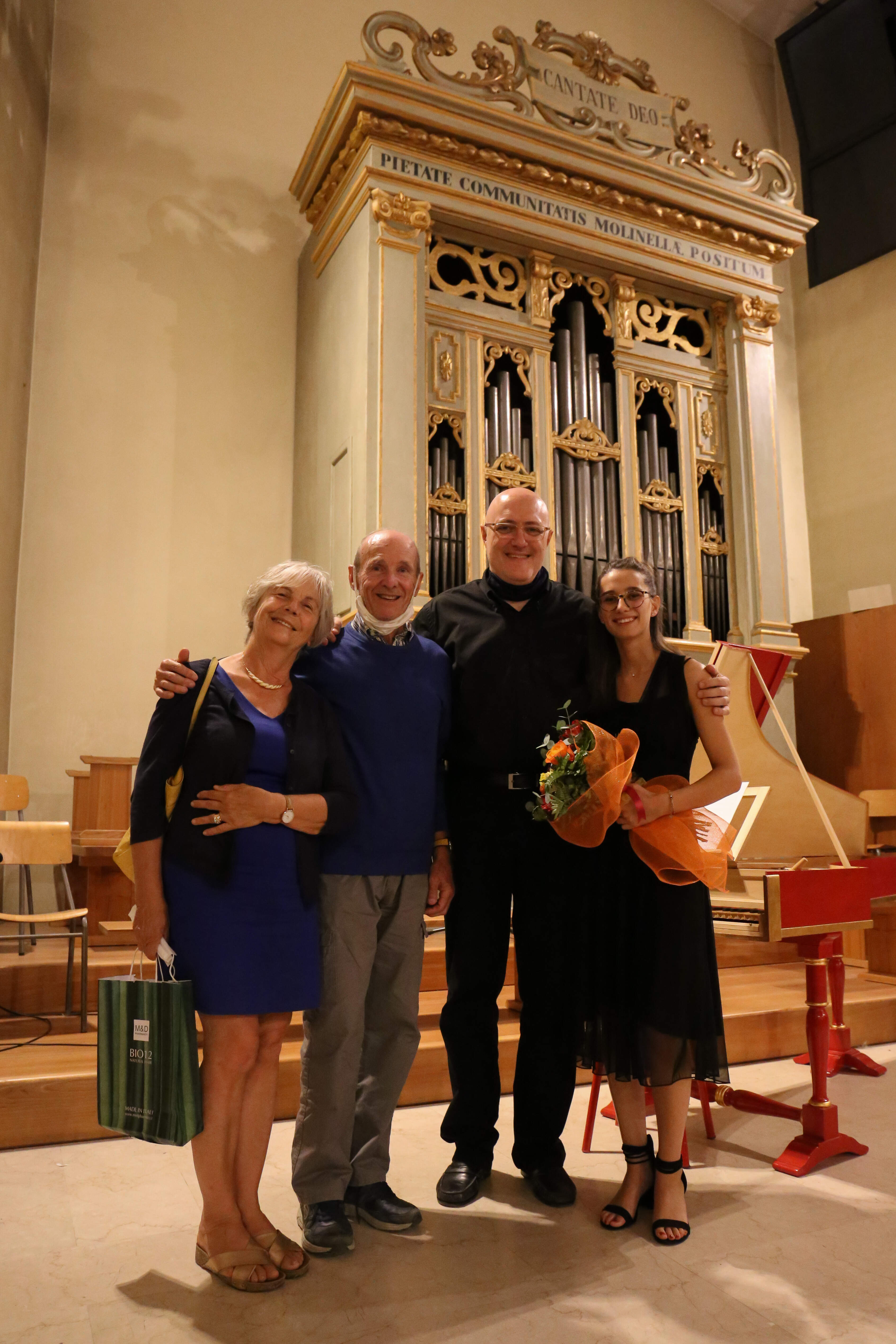 Con i nostri amici Franca e Alfredo Margola (figlio del compositore Franco).