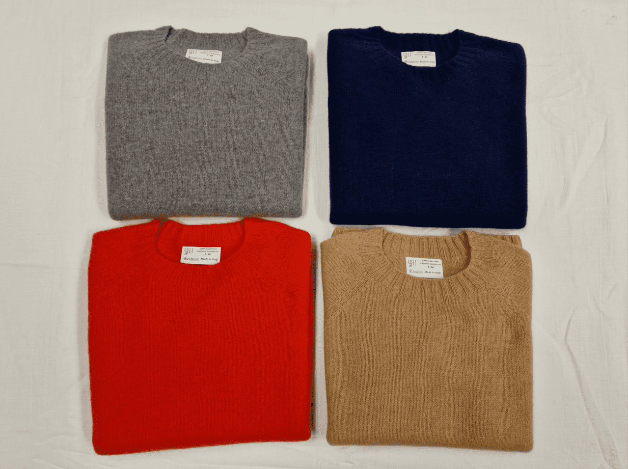 Maglia paricollo in Cashmere 100%