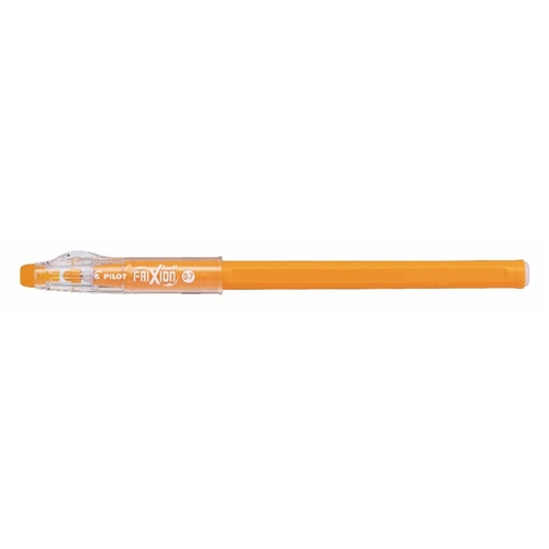 PILOT FRIXION BALL 0.7 PENNA CANCELLABILE USA E GETTA CON CAPPUCCIO ARANCIONE