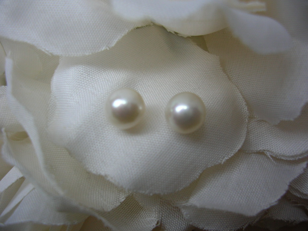 Orecchini perle coltivate naturali