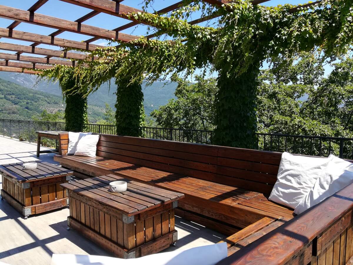 wellness area - Lounge - apartments in farmhouse in Pigna - Imperia - Liguria