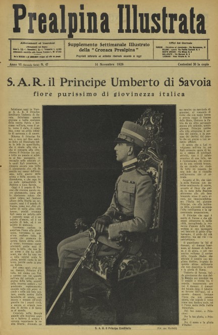 Le visite ufficiali (e non) di Umberto II a Varese