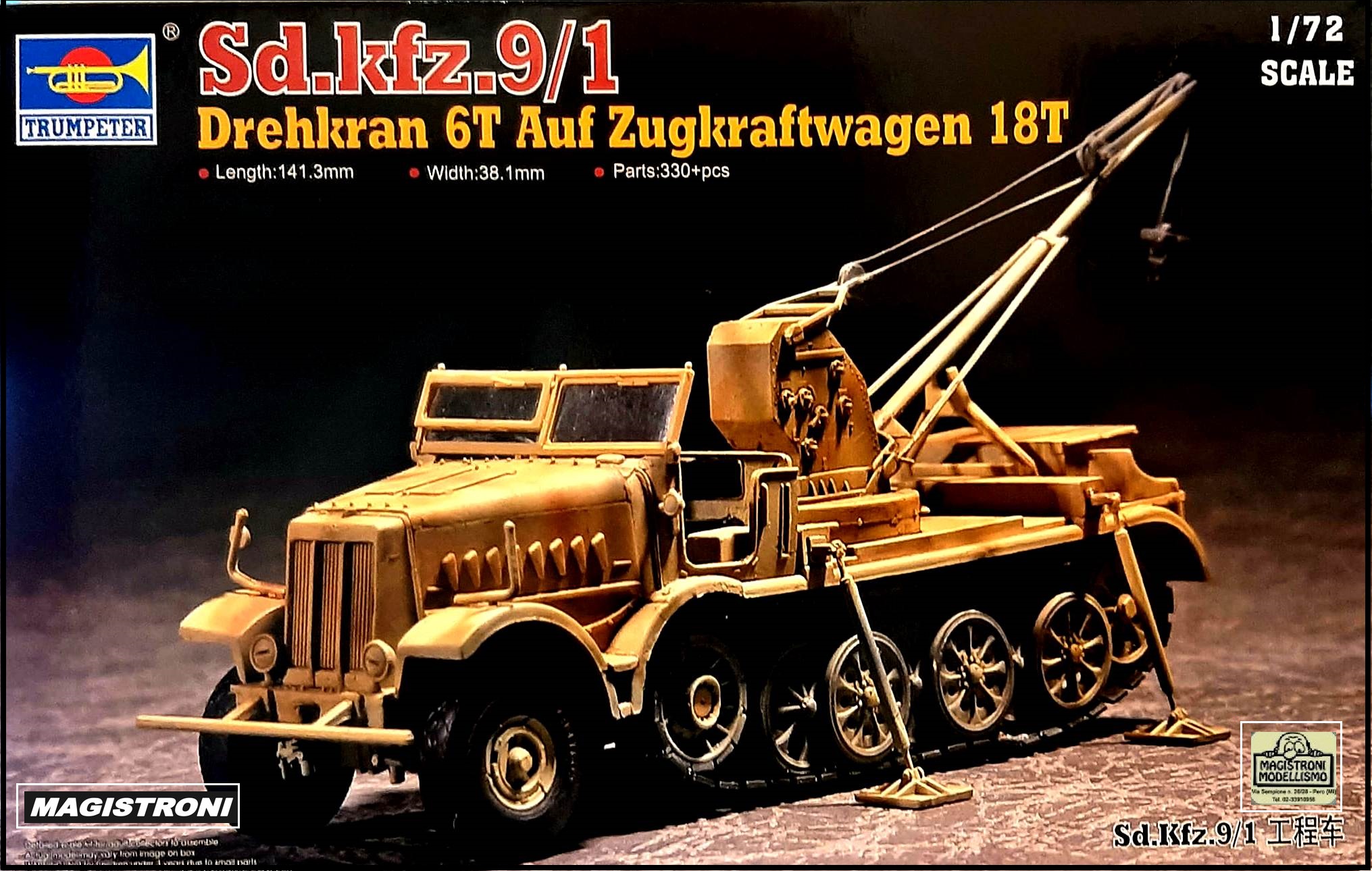 Sd.Kfz.9/1 Drehkran 6T Auf Zugkraftwagen 18 T